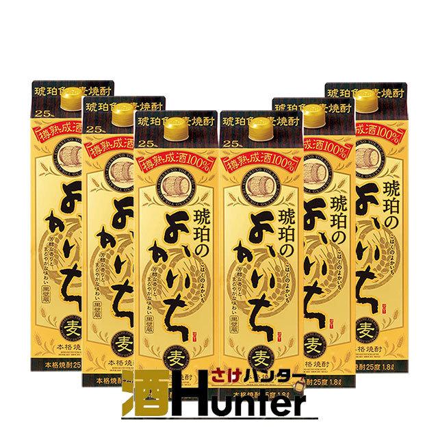宝酒造 琥珀のよかいち 麦焼酎 25度 1800mlパック 1ケース(6本) :mugi167:酒HUNTER - 通販 - 宝酒造 琥珀のよかいち 麦焼酎 25度 1800mlパック 1ケース(6本) :mugi167:酒HUNTER - 通販 -