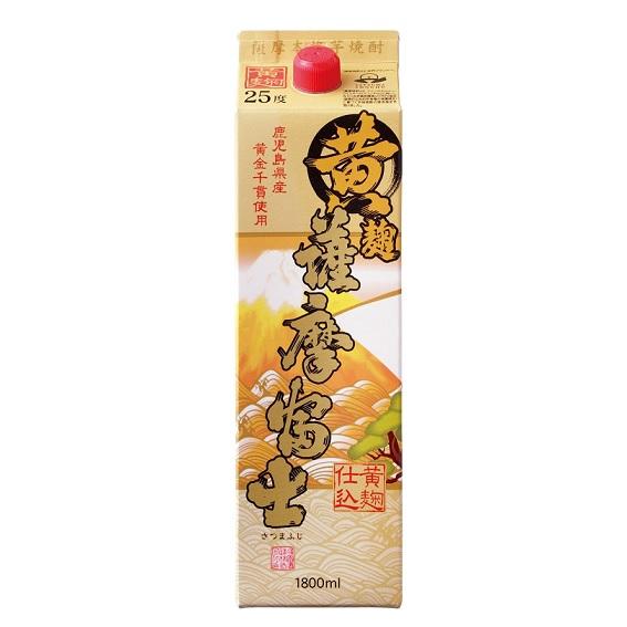 薩摩富士 黄麹（限定数量）本格芋焼酎 25度 1800mlパック