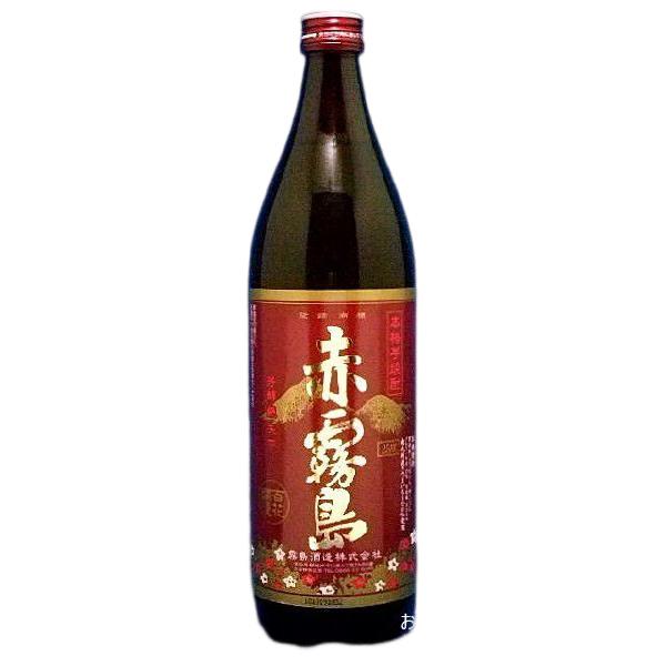 赤霧島（12本で送料無料です。） 本格芋焼酎 25度 900ml 宮崎県