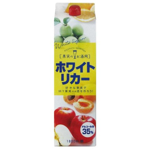 果実酒用ホワイトリカー35度　６本 宝酒造 果実酒の季節 35度 1.8L パック 1セット（6本