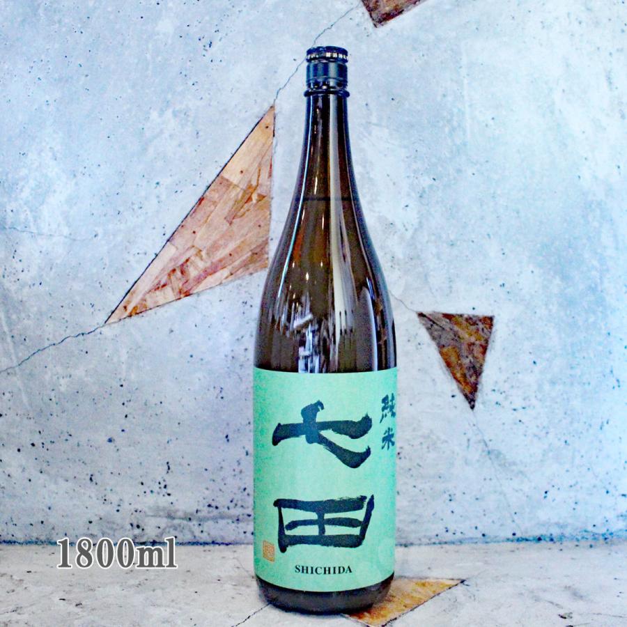 七田 日本酒 しちだ 純米酒 1800ml : こみやまさけてん - 通販 - Yahoo