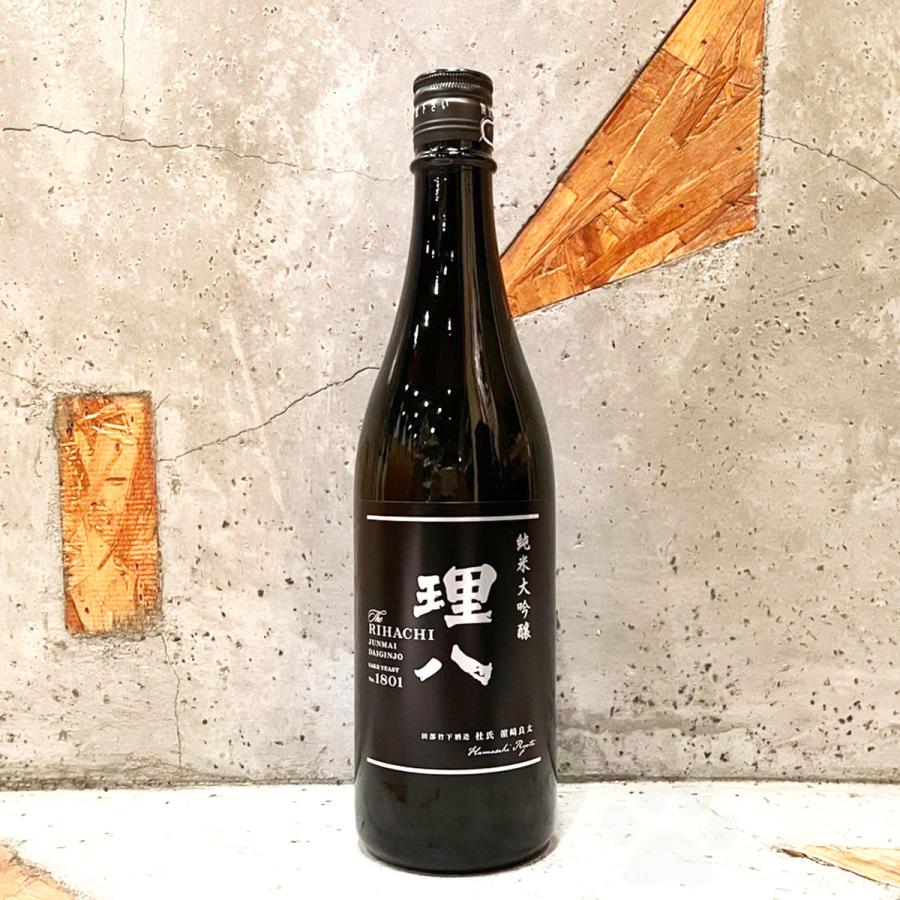 日本酒 理八 純米大吟醸 酵母1801号 火入れ 720ml 専用箱入り : こみ