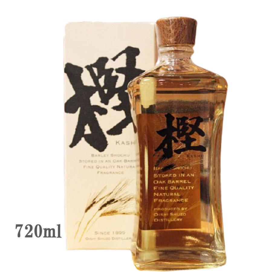 大石酒造 麦焼酎 樫(かし) 35° 720ml 専用箱入り : こみやまさけてん