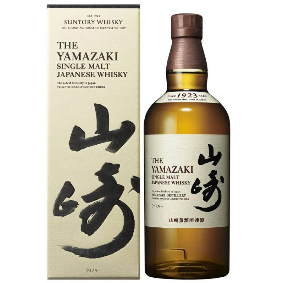 サントリー シングルモルトウイスキー 山崎 700ml 瓶 サントリー シングルモルトウイスキー 山崎 700ml 43度 箱付き : 小山