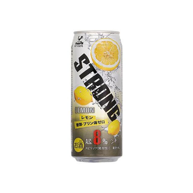 富永貿易 神戸居留地 ストロングレモン糖類ゼロ 500ml 1ケース(24本)