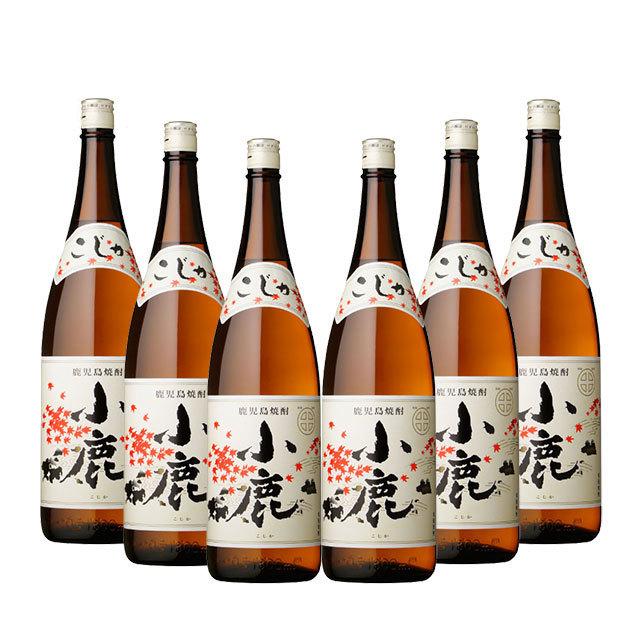 小鹿酒造 送料無料 小鹿 芋焼酎 25度 1800ml瓶×6本(P箱で発送)（東北は