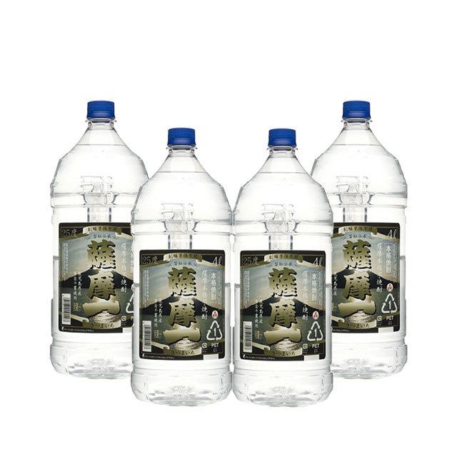 食品 薩摩芋焼酎 薩摩一 25度 PET 4本セット