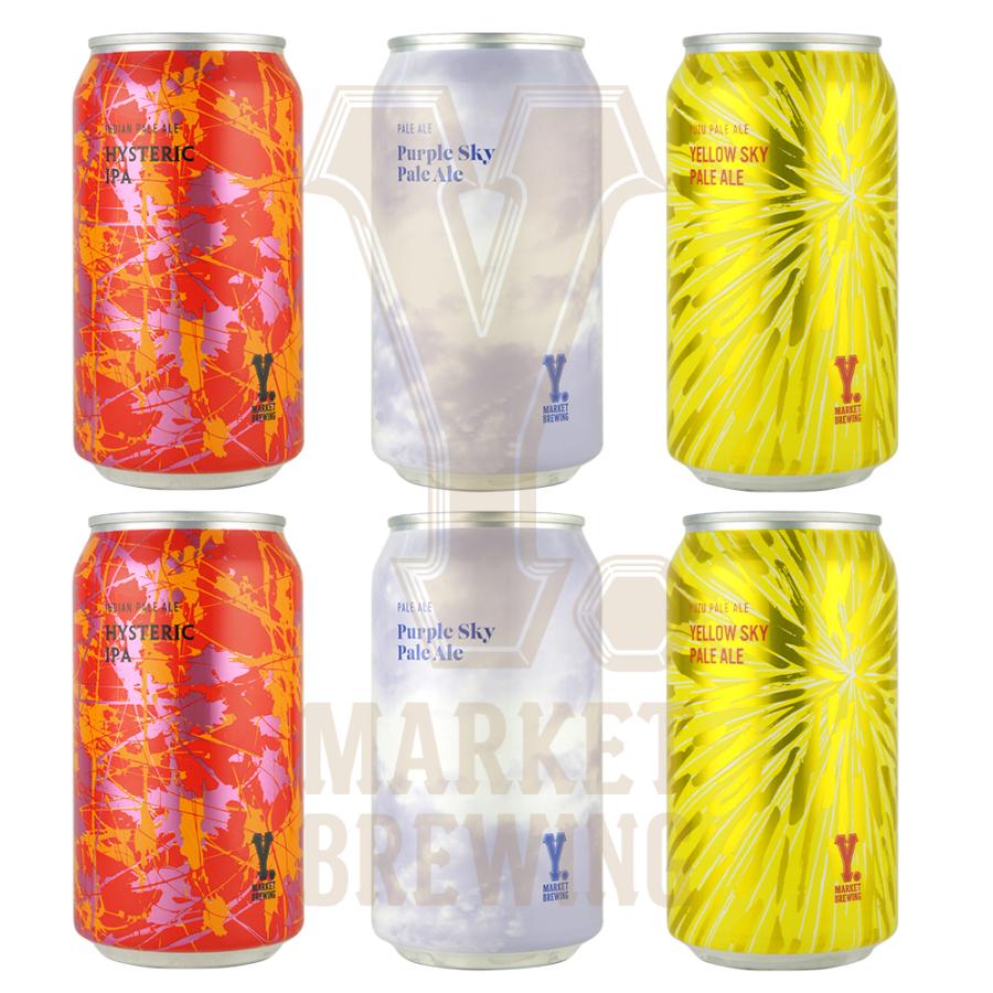 ワイマーケット クラフトビール 宅飲みセット 定番3種各2缶　 FIT金賞受賞ビール入り   (愛知県／Y.MARKET BREWING)  父の日 ギフト プレゼント のし無料 | 