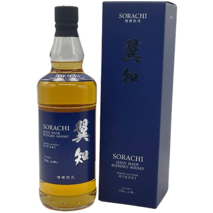 プラム食品 翼知 SORACHI ヒノキ樽 ブレンデッドウイスキー 40度 700ml