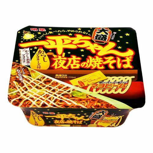 明星食品 一平ちゃん 夜店の焼そば 大盛 175g ×12 メーカー直送 : 総合