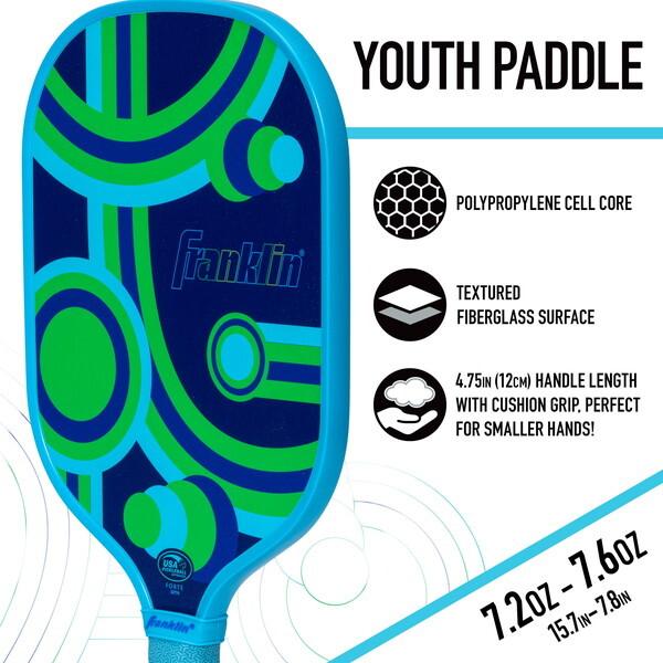Franklin フランクリン ピックルボール FORTE YOUTH PADDLE BLUE/GREEN