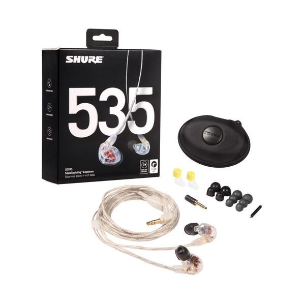 SHURE SE535-CL-A クリア カナル型イヤホン : 総合通販PREMOA Yahoo!店 