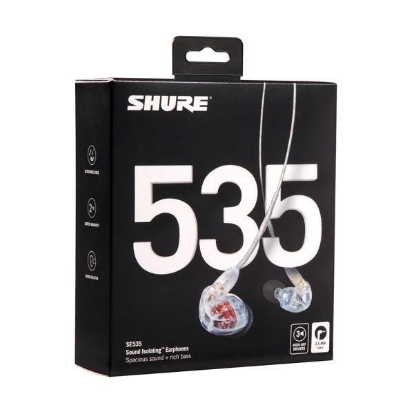 SHURE SE535-CL-A クリア カナル型イヤホン : 総合通販PREMOA Yahoo!店 