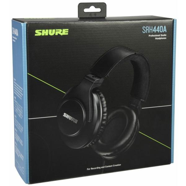 SHURE（シュア） ヘッドホン 有線 SRH440A-A ブラック 密閉型 着脱式