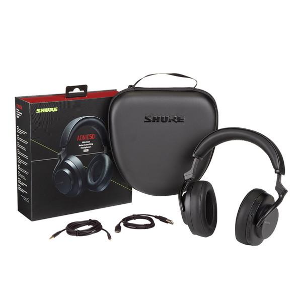 SHURE SBH50G2-BK-J ブラック AONIC 50 (第2世代) ワイヤレス・ノイズキャンセリング・ヘッドホン｜sake-premoa｜04