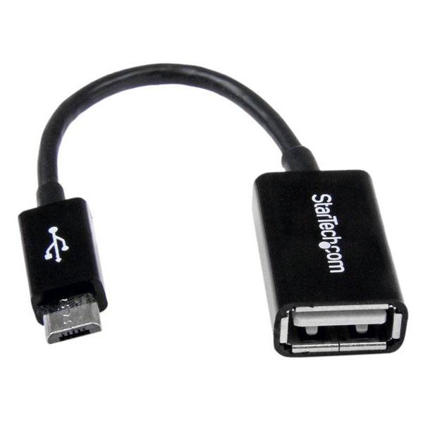 ※ラッピング ※ ブランド品専門の StarTech UUSBOTG micro USB メーカー直送 OTG変換アダプタ 10cm