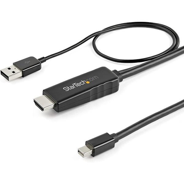 StarTech HD2MDPMM1M HDMI -mini DisplayPort 変換ケーブル 1m 4K/30Hz
