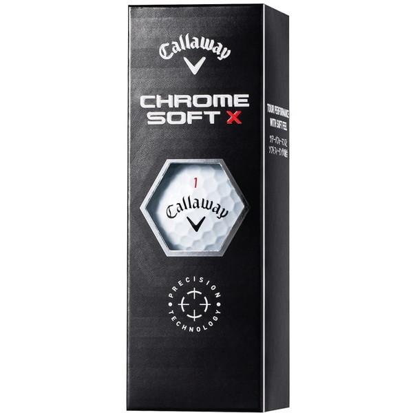 日本正規品 キャロウェイ CHROME SOFT X(クロムソフト エックス) ボール 2022年モデル ホワイト 1ダース(12個入り)|sake-premoa|03