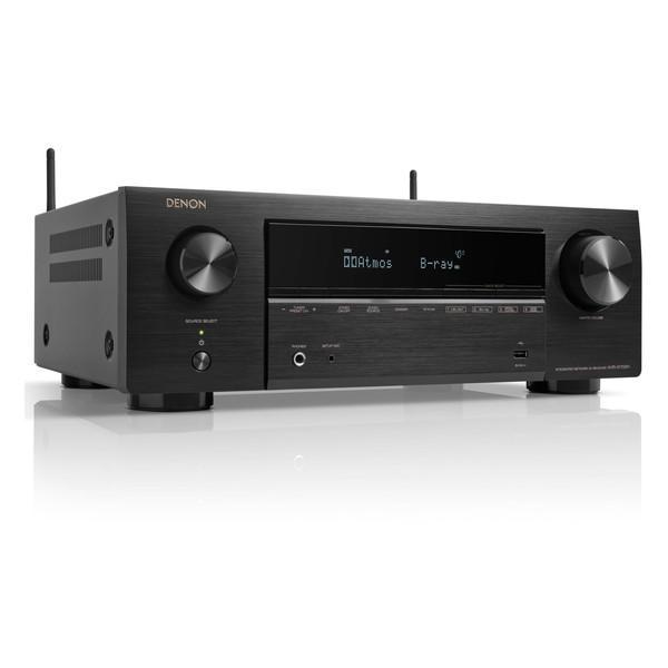 denon AVR X1700H ブラック AVR-X1700H - 7.2 Ch. 80W 8K AV Receiver Powered by HEOS™ and