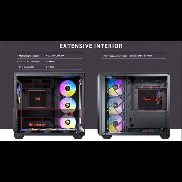 Antec（アンテック） ANTEC C5 ARGB ブラック Constellation ミドル