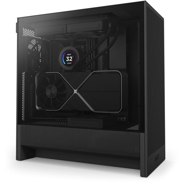 NZXT NZXT CC-H52FB-01 ブラック H5 Flow v2 Black PCケース : 総合