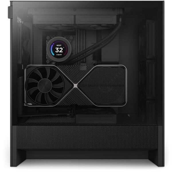 NZXT NZXT CC-H52FB-01 ブラック H5 Flow v2 Black PCケース : 総合