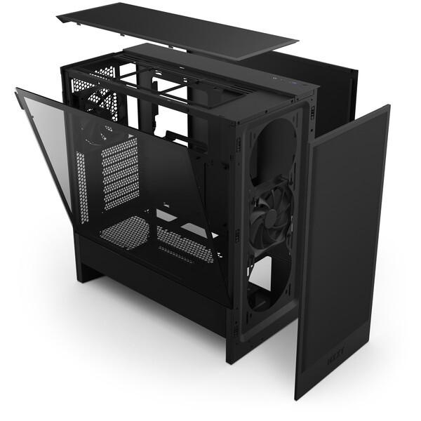 NZXT NZXT CC-H52FB-01 ブラック H5 Flow v2 Black PCケース : 総合
