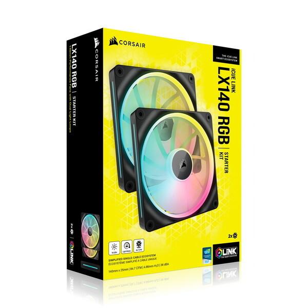 CORSAIR（コルセア） Corsair CO-9051028-WW ブラック iCUE LINK LX140