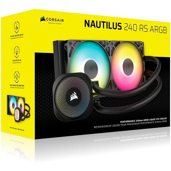 CORSAIR（コルセア） Corsair CW-9060092-WW ブラック NAUTILUS 240 RS