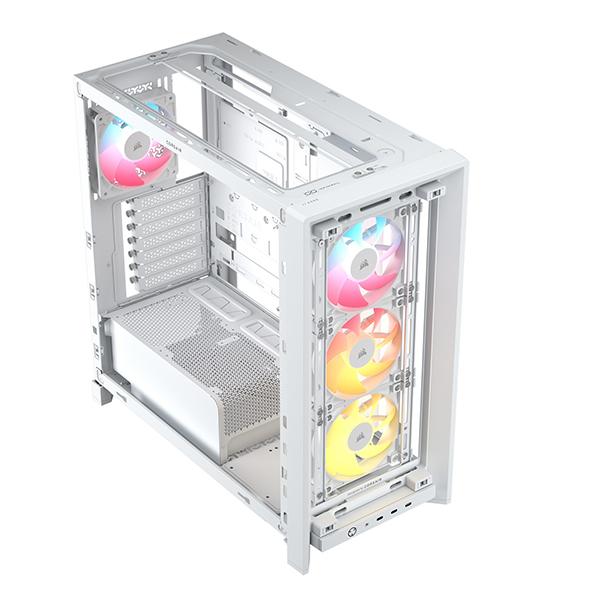 Corsair CC-9011327-WW ホワイト FRAME 4000D LCD RS ARGB Premium Mid-Tower ミドルタワー PCケース メーカー直送_7