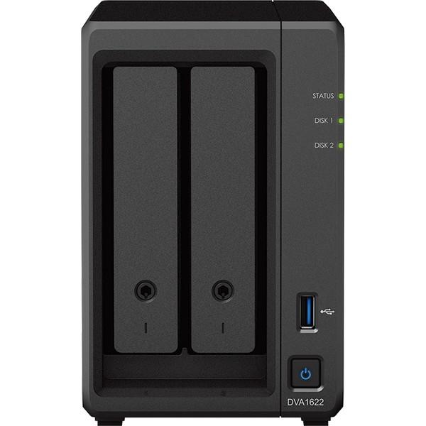 Synology ディープラーニング NVR DVA1622 NAS 2ベイ Synology DVA1622 ディープラーニングNVRシリーズ NAS (2ベイ