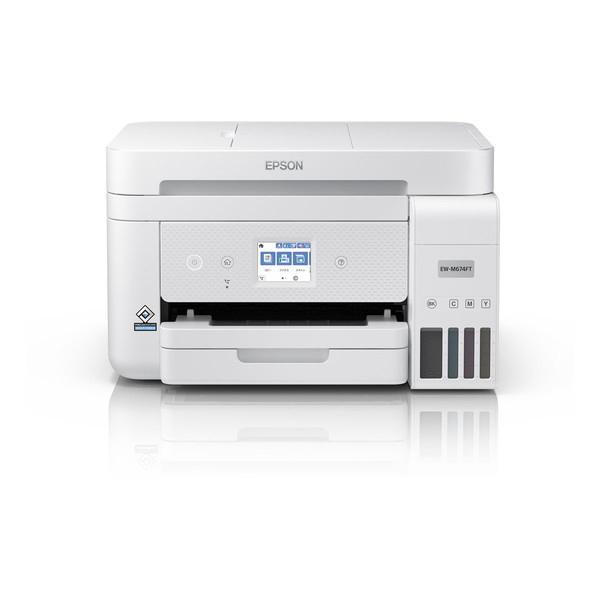 EPSON EW-M674FT ホワイト A4カラーインクジェット複合機（（コピー/スキャナ）+インクセット EPSON EW-M674FT ホワイト A4カラーインクジェット複合機 ((コピー