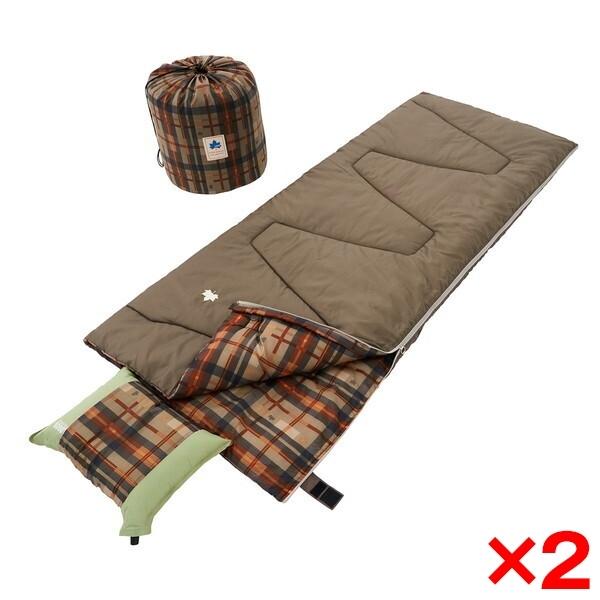 【2個セット】ロゴス 寝袋 シュラフ LOGOS 抗菌防臭 丸洗いサウンドリーシュラフ・-2(枕ホルダー付き) No.72600018冬用 洗濯 化繊 封筒型 連結 車中泊 防災 災害対策 避難 LOGOS（ロゴス） 【2個セット】ロゴス 寝袋 シュラフ 抗菌防臭 丸洗い