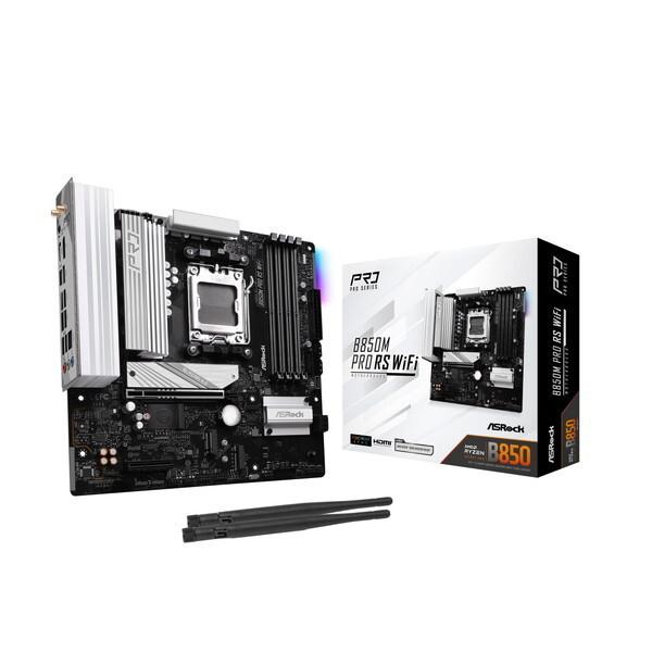 【nzkiwibro】9700X、B850Mマザーボードのセット AMD Ryzen 7 9700X W/O Cooler WOF (8C/16T、3.8GHz、65W) CPU +