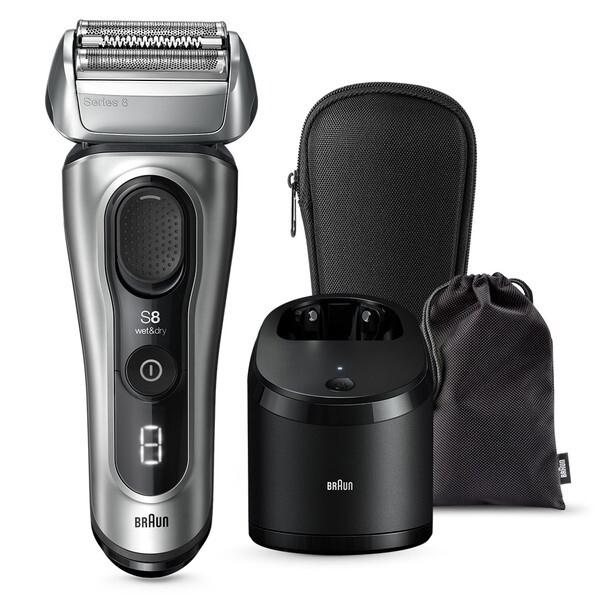 BRAUN 8567cc-V シルバー シリーズ8 電動シェーバー (往復式・3枚刃