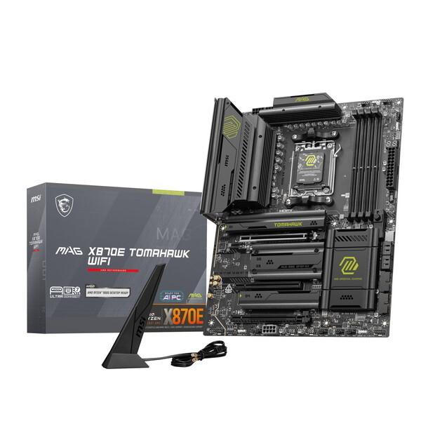 AMD Ryzen 7 9800X3D CPU + MSI MAG X870E TOMAHAWK WIFI マザーボード