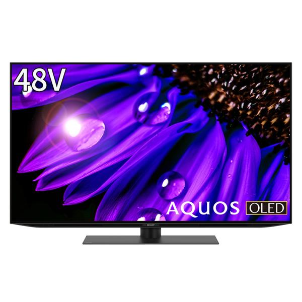 リユース アウトレット保証セット SHARP 4T-C48EQ2 AQUOS EQ2 48V型 地上・BS・CSデジタル4Kチューナー内蔵 液晶テレビ 2024年製_1