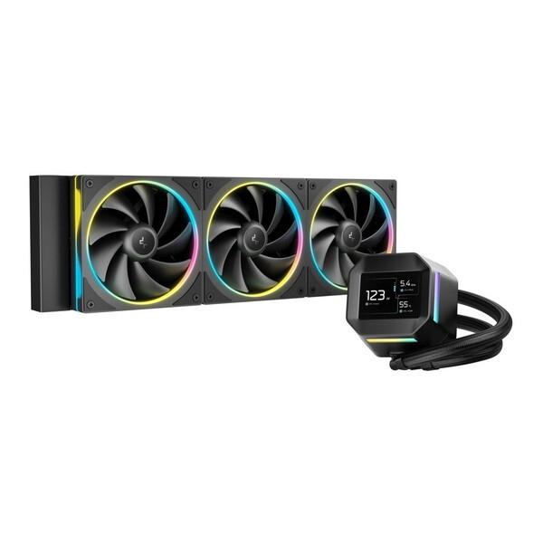 DEEPCOOL R-LM360-BKDMMC-1 ブラック CPUクーラー + R-CG380-BKAGM3-G ブラック PCケース セット_1