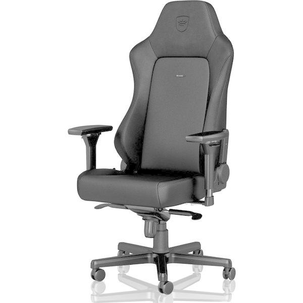 ゲーミングチェア オフィスチェア マットブラック 黒 NBL-HRO-PU-BED-SGL BLACK EDITION noblechairs｜sake-premoa