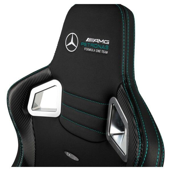 ゲーミングチェア メルセデス NBL-EPC-PU-MPF-SGL EPIC Mercedes-AMG Petronas Formula One Team 2021 Edition noblechairs｜sake-premoa｜05