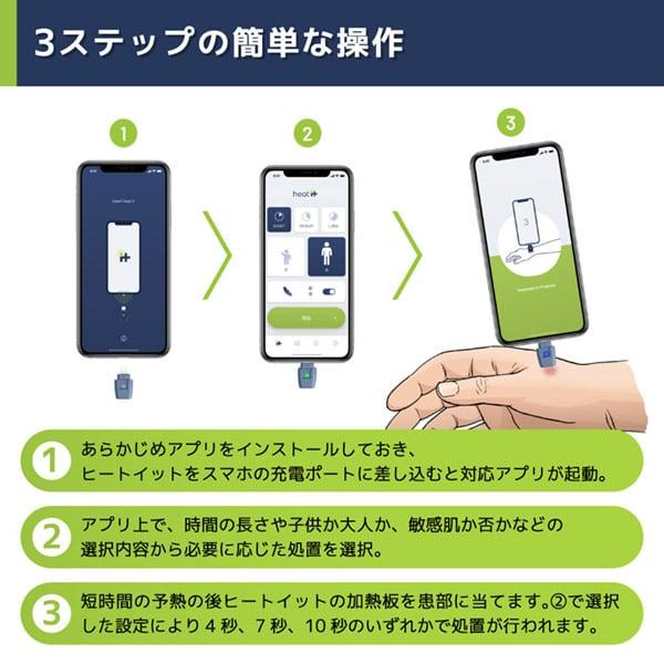 ヒートイット 虫さされ対策機器 for iPhone KA16390262 KAMEDI｜sake-premoa｜03