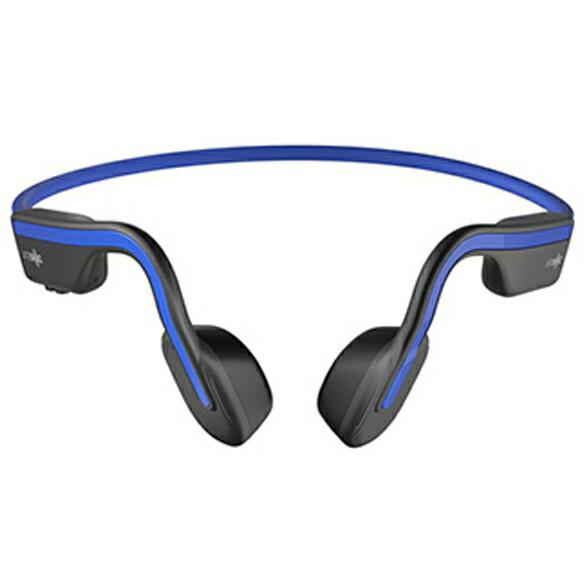 新品未使用未開封AfterShokz OPENMOVE ワイヤレス骨伝導　ブルー Shokz（ショックス） 骨伝導イヤホン ワイヤレス 耳かけ型 OPENMOVE