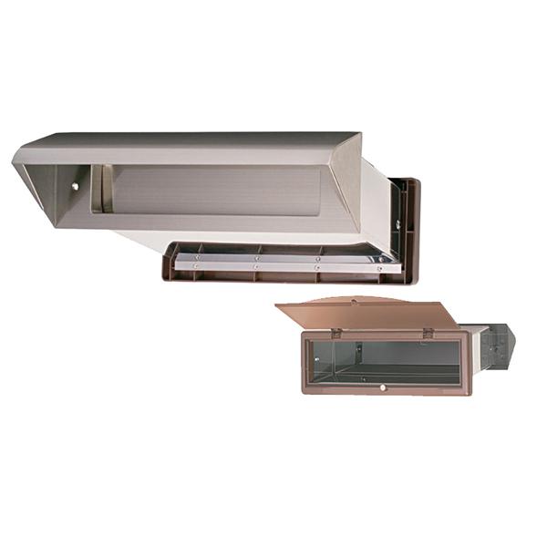 水上(MIZUKAMI) ステンレスシュート 内フタ付気密型 No.30 大壁 クリアー