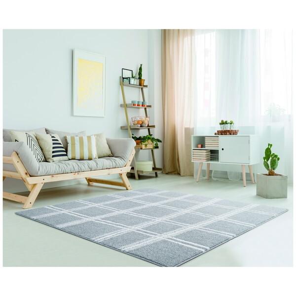 アスワン CA660195 『ファブリーズラグ』 ノッカ グレー 約130x190cm