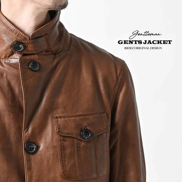 RIDEZ RIDEZ RLJ900 GENTS JACKET BROWN M ジャケット : 総合通販