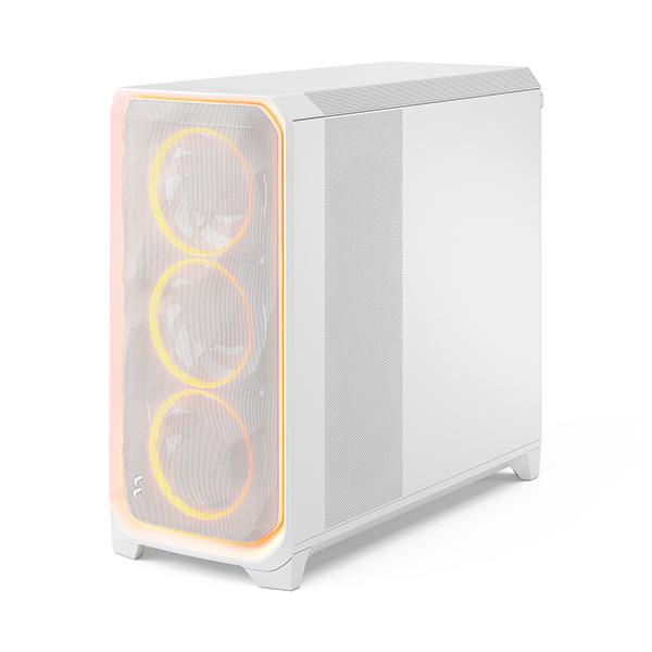 Fractal Design FD-C-MES3X-05 Meshify 3 XL Ambience Pro RGB White TG Clear Tint フルタワー型PCケース_3