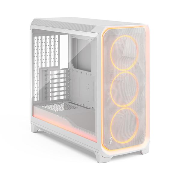 Fractal Design FD-C-MES3X-05 Meshify 3 XL Ambience Pro RGB White TG Clear Tint フルタワー型PCケース_6
