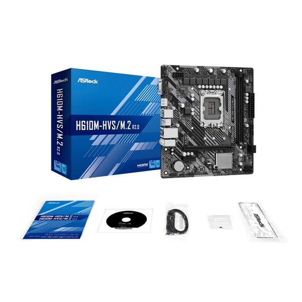 ASRock ASRock H610M-HVS/M.2 R2.0 with Core i5 12400F 