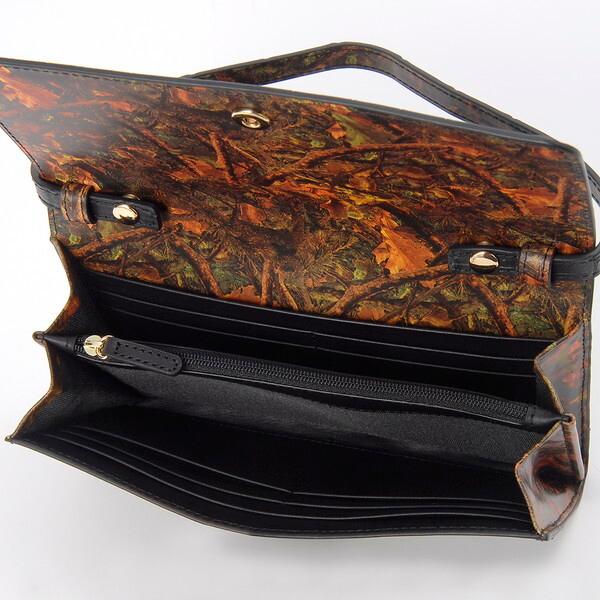 ✨りゅうりゅう✨ ロダニア マットクロコダイル お財布ショルダー