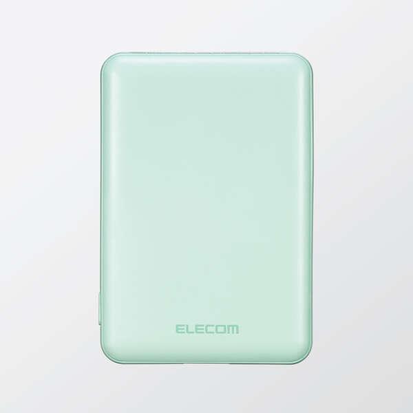 モバイルバッテリー ELECOM エレコム DE-C37-5000GN リチウムイオン電池 おまかせ充電対応 12W対応 USB-A出力1ポート Type-C入力5000mAh グリーン｜sake-premoa｜03